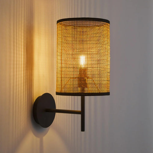 Wicker Wall Light for Dining Room - Adryan