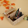 Kauna Grass Storage Basket with Lid - Dhara