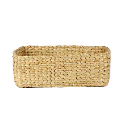 AKWAY Storage Baskets | Cane or Bamboo Basket | Tray Online as Gift Hamper Basket/Wardrobe Basket (Medium) (LARGE) - Akway