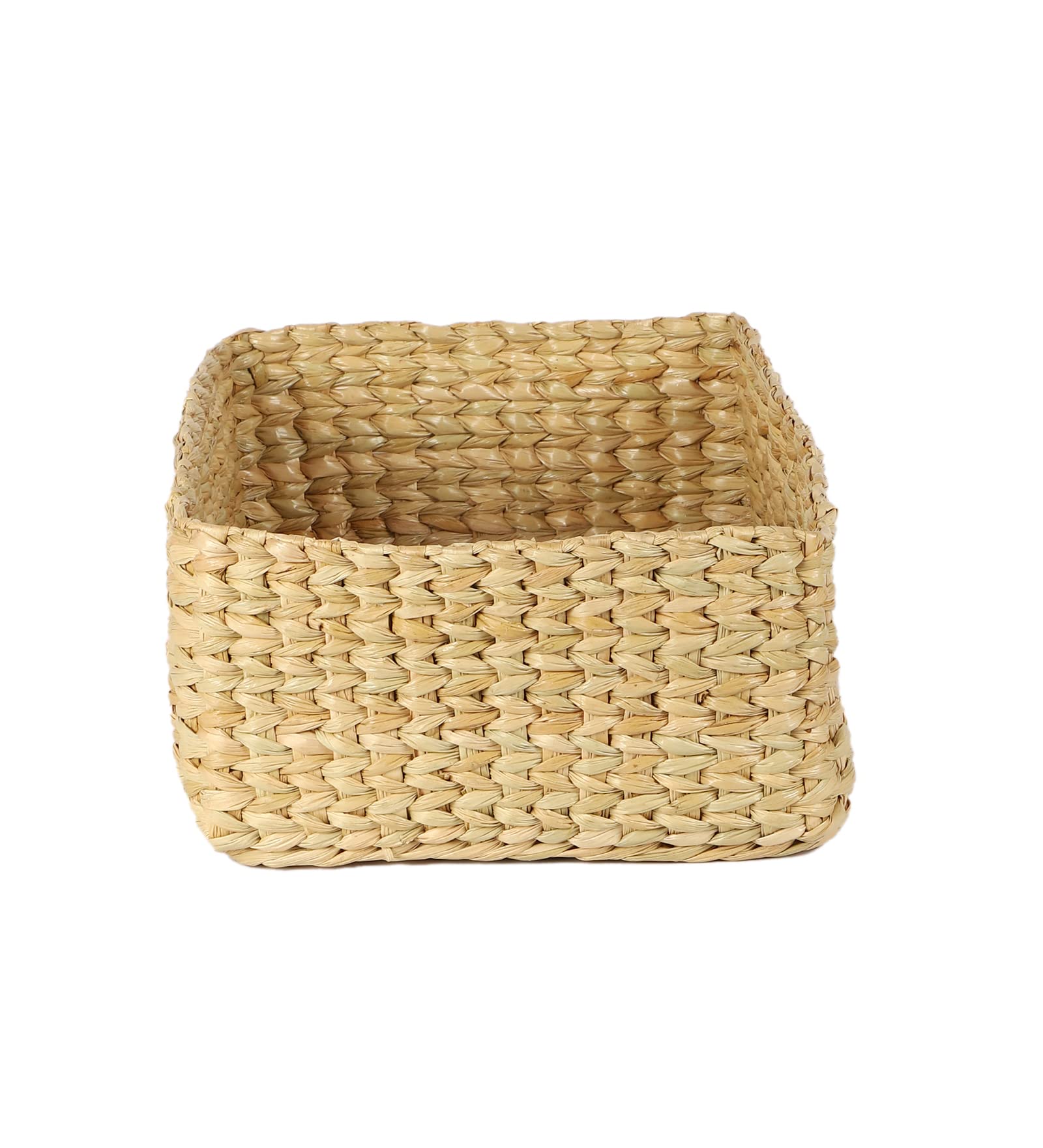 AKWAY Storage Baskets | Cane or Bamboo Basket | Tray Online as Gift Hamper Basket/Wardrobe Basket (Medium) (LARGE) - Akway