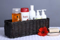 Wicker Vanity Tray Compact Antique Black - Amaya
