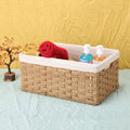 Bamboo Wicker Basket for Bathroom - Anvita