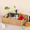 Seagrass Storage Basket Set of 2 | Kauna Grass Wicker Organizer - Priya