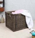 Wicker Storage Basket 12.5x13.5x12.5 Inch - Kiran