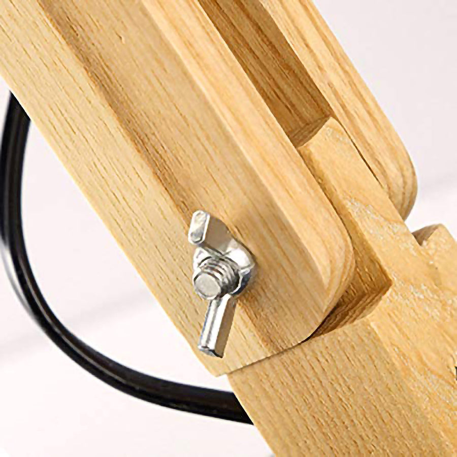 Wicker Table Lamp for Bedroom | Bamboo Study Lamp for Desk by Akway
