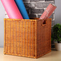 Wicker Storage Basket 12.5x13.5x12.5 Inch - Pooja
